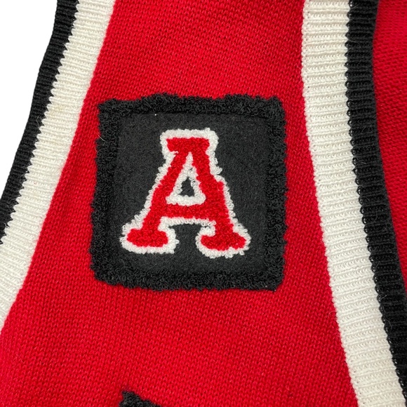 Collegiate Collection A Alabama‎ Arizona Vest Red Black Large Covered Buttons - - Picture 4 of 5